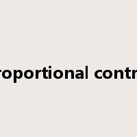 proportional control是什么意思