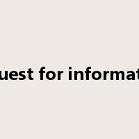 request for information是什么意思