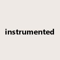 instrumented是什么意思