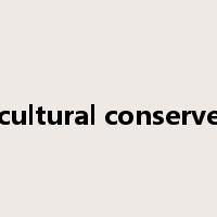 cultural conserve是什么意思