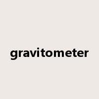 gravitometer是什么意思