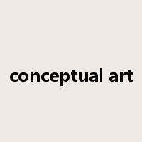 conceptual art是什么意思
