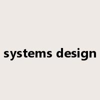 systems design是什么意思