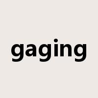 gaging是什么意思