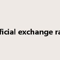 official exchange rate是什么意思