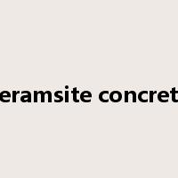 ceramsite concrete是什么意思