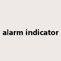 alarm indicator是什么意思