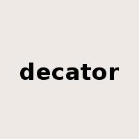 decator是什么意思