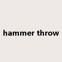 hammer throw是什么意思