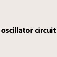 oscillator circuit是什么意思