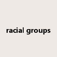 racial groups是什么意思