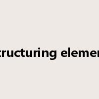 structuring element是什么意思