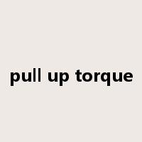 pull up torque是什么意思