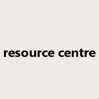 resource centre是什么意思
