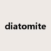 diatomite是什么意思