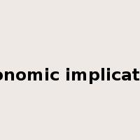 economic implication是什么意思
