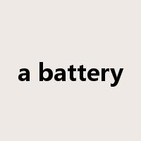 a battery是什么意思