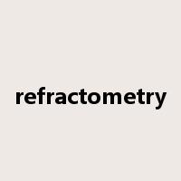 refractometry是什么意思