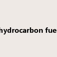 hydrocarbon fuel是什么意思