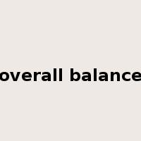 overall balance是什么意思