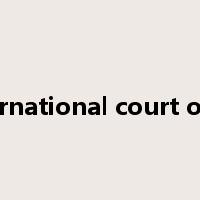 the international court of justice是什么意思