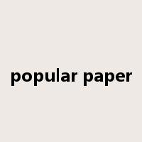 popular paper是什么意思