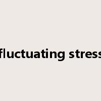fluctuating stress是什么意思