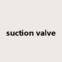 suction valve是什么意思