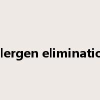 allergen elimination是什么意思
