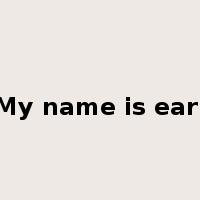 My name is earl是什么意思
