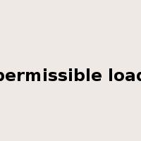 permissible load是什么意思