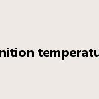 Ignition temperature是什么意思