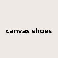 canvas shoes是什么意思