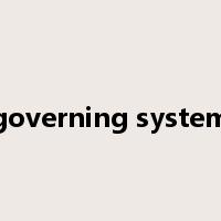 governing system是什么意思
