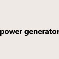 power generator是什么意思