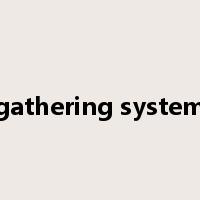 gathering system是什么意思