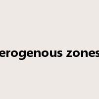 erogenous zones是什么意思