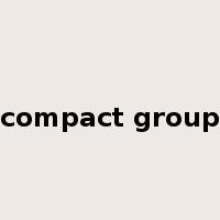 compact group是什么意思