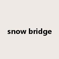 snow bridge是什么意思