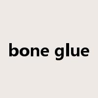 bone glue是什么意思