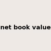 net book value是什么意思