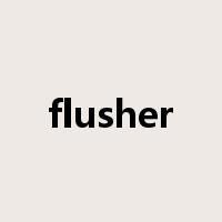 flusher是什么意思