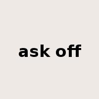 ask off是什么意思