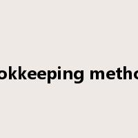 bookkeeping methods是什么意思