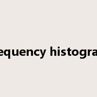 frequency histogram是什么意思