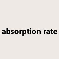 absorption rate是什么意思