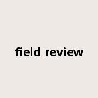 field review是什么意思