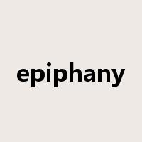 epiphany是什么意思