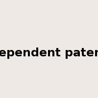 dependent patent是什么意思