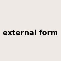 external form是什么意思